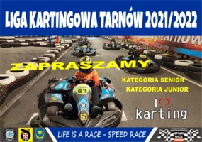 Plakat Ligi Kartingowej